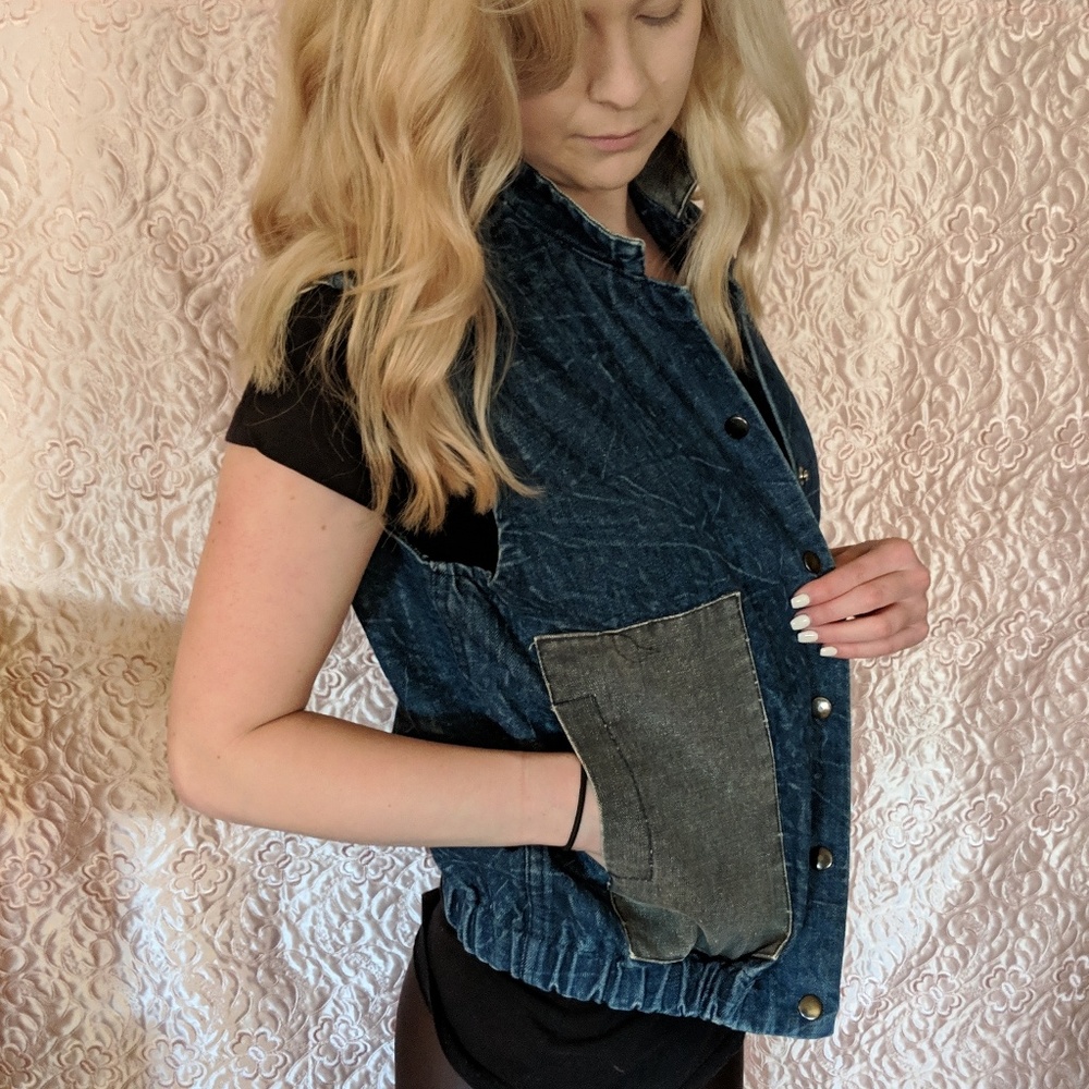 Vintage 80's Denim Vest